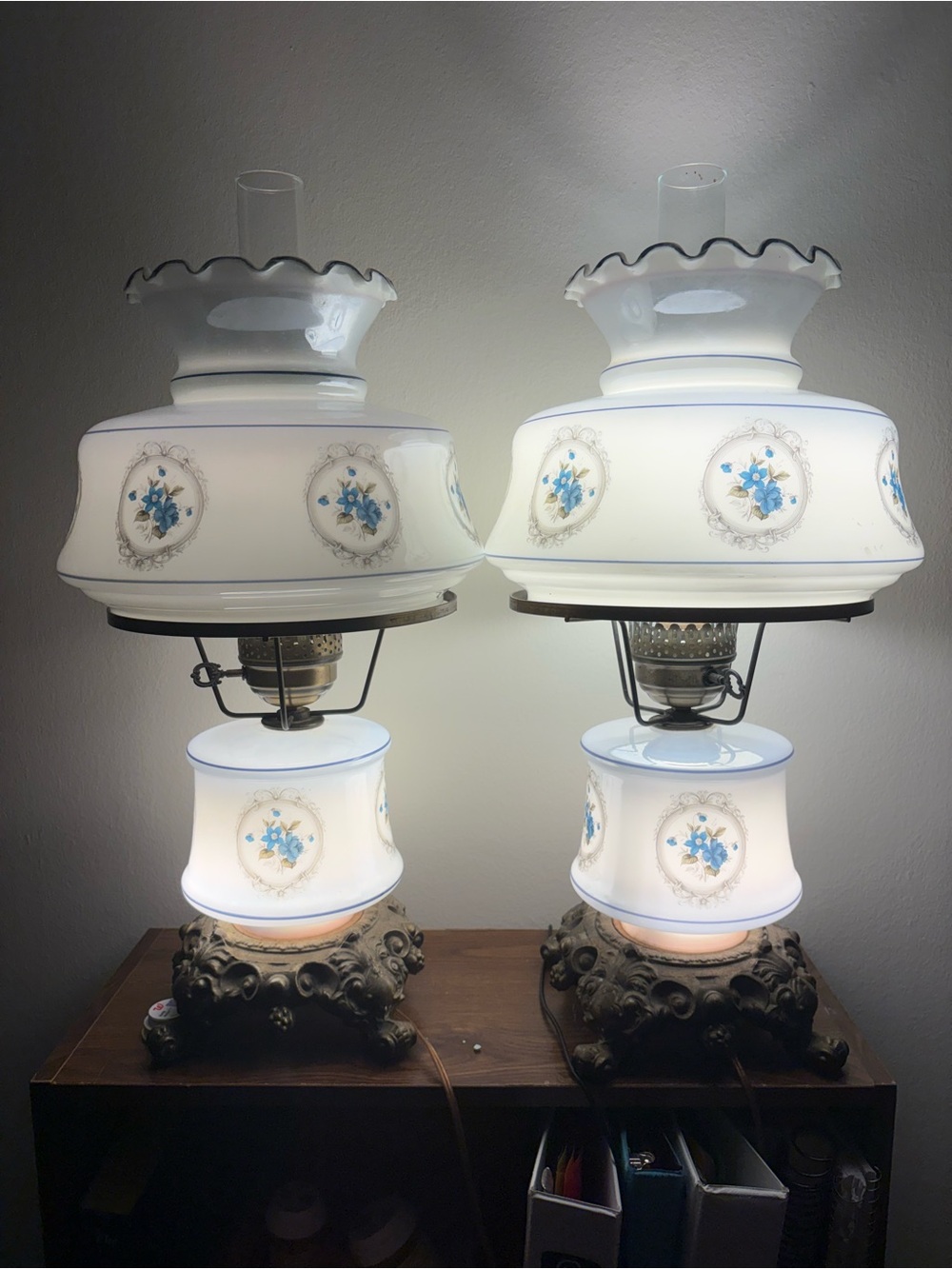 1960s Quoizel Vintage Lamps Set! Pristine Condition BIG